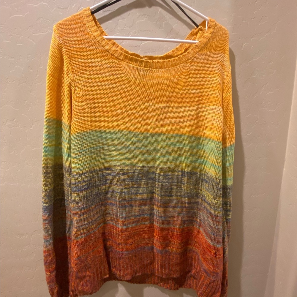 Forever 21 Mustard Knit Sweater